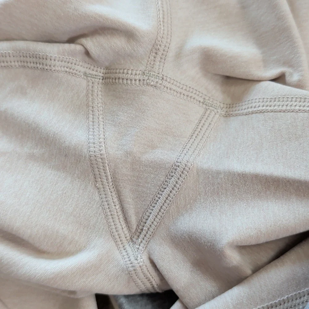 Vuori Aspire Elevation Legging Dune Heath Tan NWOT